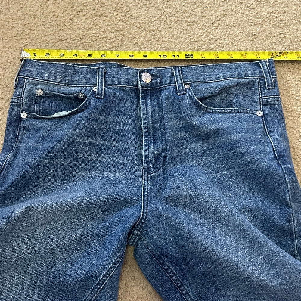 PacSun Jeans Stacked Skinny Mens Size 36 x 32 Blue Slim Fit Comfort Stretch - Picture 9 of 9